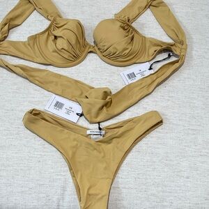 Whatwewore Delilah Bikini Set XS bottom, M top